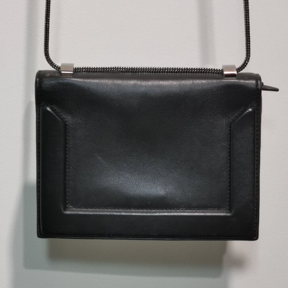 Black/Silver Organizer Crossbody EUC #243